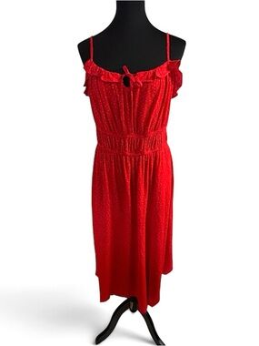 NWT Market & Spruce Polka Dot Maxi Dress